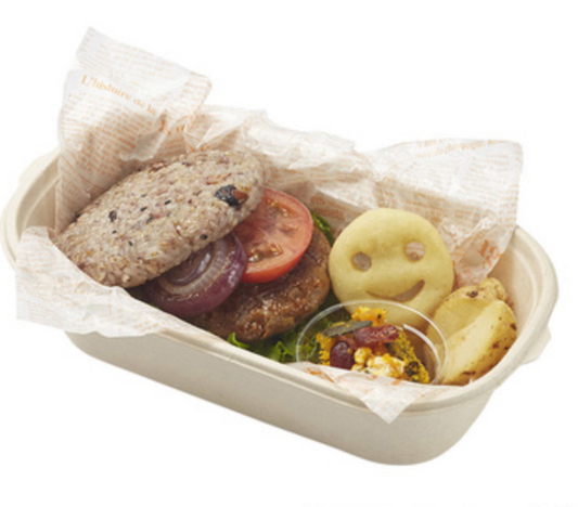 バンブーペーパーウエア コンテナ蓋付 BSC-23 20枚